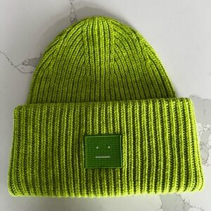 New ACNE Face Logo oversize toque